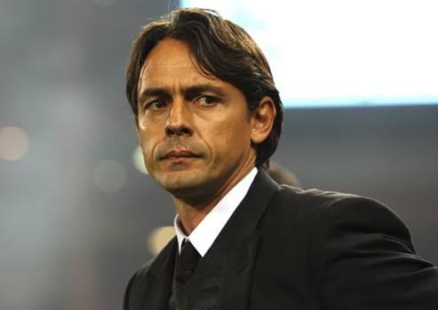 Pippo Inzaghi preoccupato nonostante il vantaggio. Getty 